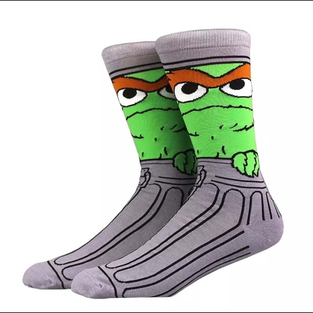 🍒🍒 Oscar the Grouch Crew Socks